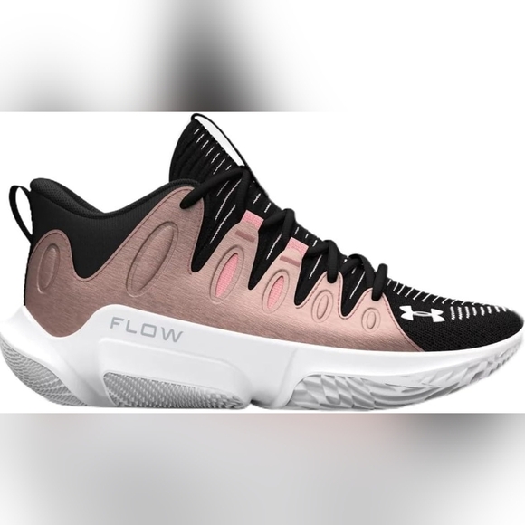 Under Armour Women’s Flow Breakthru 4 Basketball Size 7‎ Black/Rose  EUC - Picture 1 of 10
